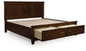 Danabrin Panel Storage Bed - Jax Mattress (Jacksonville, FL)