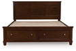 Danabrin Panel Storage Bed - Jax Mattress (Jacksonville, FL)
