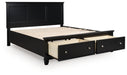 Lanolee Panel Storage Bed - Jax Mattress (Jacksonville, FL)