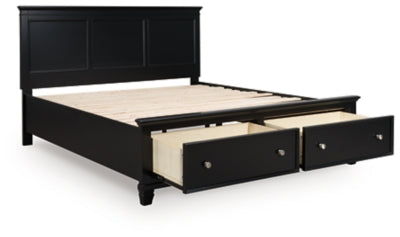 Lanolee Panel Storage Bed - Jax Mattress (Jacksonville, FL)