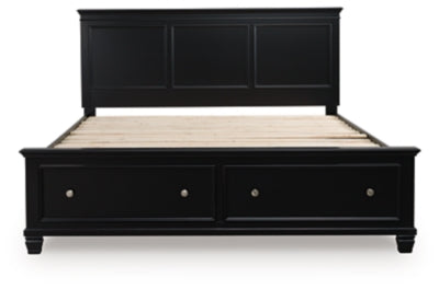 Lanolee Panel Storage Bed - Jax Mattress (Jacksonville, FL)
