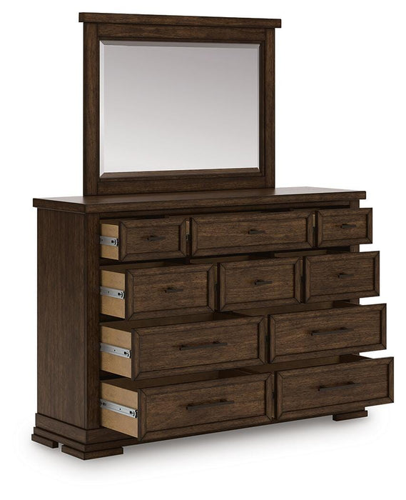 Taffenbrook Dresser and Mirror - Jax Mattress (Jacksonville, FL)
