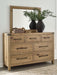Ridgester Dresser and Mirror - Jax Mattress (Jacksonville, FL)