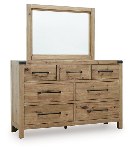 Ridgester Dresser and Mirror - Jax Mattress (Jacksonville, FL)
