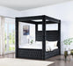 Canopy Bed Discounted Black - Jax Mattress (Jacksonville, FL)