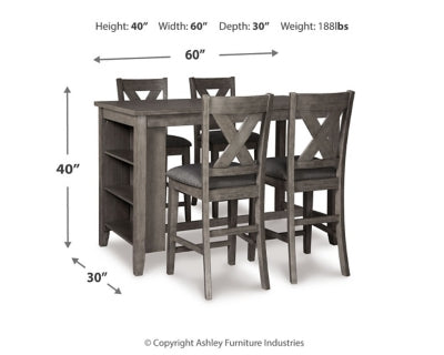 Caitbrook Counter Height Dining Package - Jax Mattress (Jacksonville, FL)