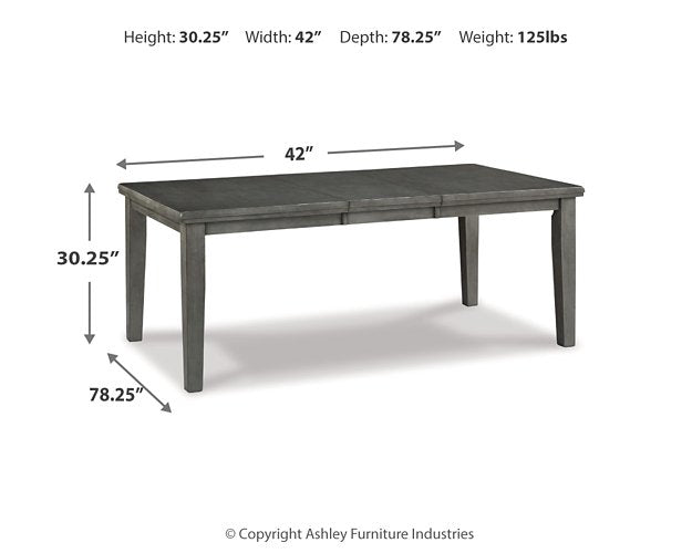 Hallanden Dining Extension Table - Jax Mattress (Jacksonville, FL)