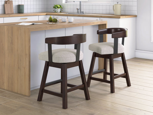 Haddigan Counter Height Barstool (Set of 2) - Jax Mattress (Jacksonville, FL)