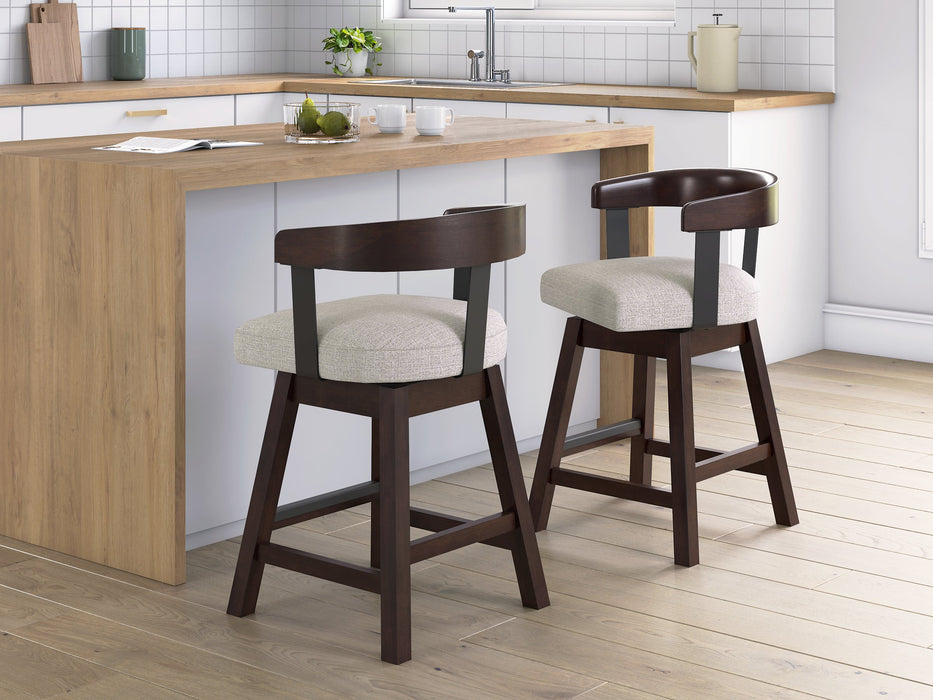Haddigan Counter Height Barstool (Set of 2) - Jax Mattress (Jacksonville, FL)
