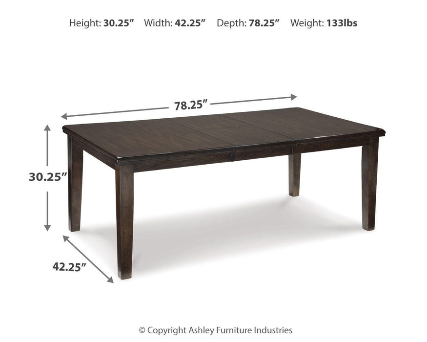 Haddigan Dining Extension Table - Jax Mattress (Jacksonville, FL)