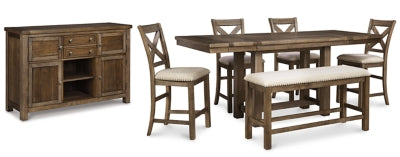 Moriville Counter Height Dining Set - Jax Mattress (Jacksonville, FL)