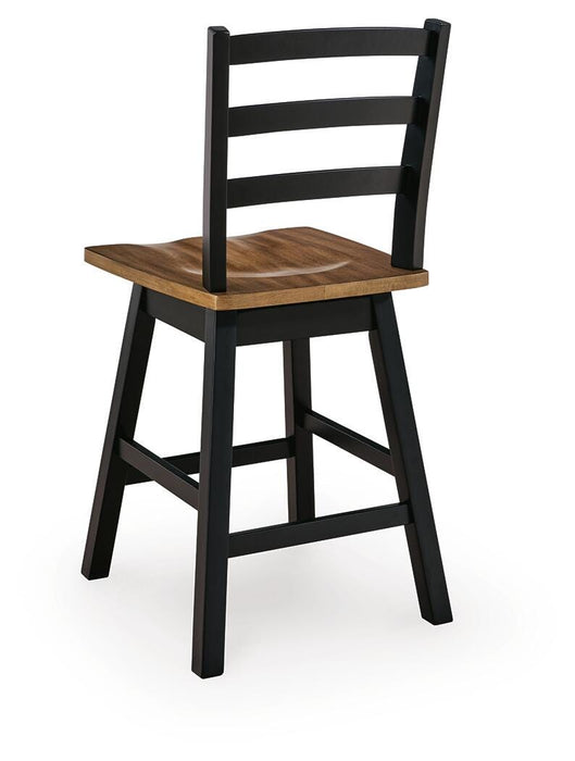 Wildenauer Counter Height Swivel Barstool - Jax Mattress (Jacksonville, FL)
