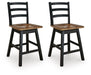 Wildenauer Counter Height Swivel Barstool - Jax Mattress (Jacksonville, FL)