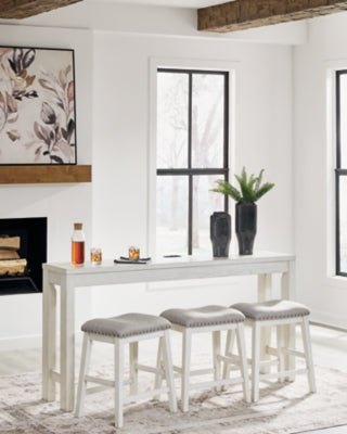 Robbinsdale Counter Height Dining Table and 3 Barstools Set - Jax Mattress (Jacksonville, FL)