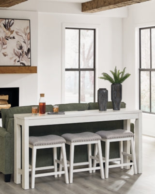 Robbinsdale Counter Height Dining Table and 3 Barstools Set - Jax Mattress (Jacksonville, FL)