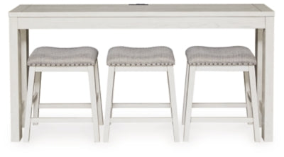 Robbinsdale Counter Height Dining Table and 3 Barstools Set - Jax Mattress (Jacksonville, FL)