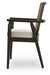 Galliden Dining Arm Chair - Jax Mattress (Jacksonville, FL)
