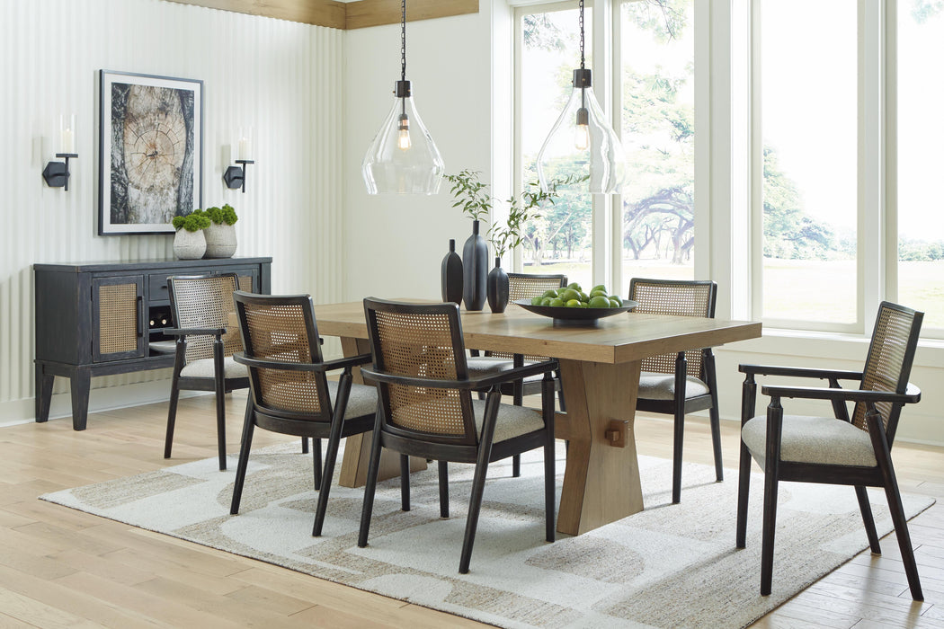 Galliden Dining Arm Chair - Jax Mattress (Jacksonville, FL)