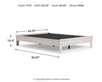 Shawburn Queen Platform Bed - Jax Mattress (Jacksonville, FL)