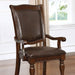 Alpena Brown Cherry/Espresso Arm Chair & Side Chair (2/CTN) - Jax Mattress (Jacksonville, FL)