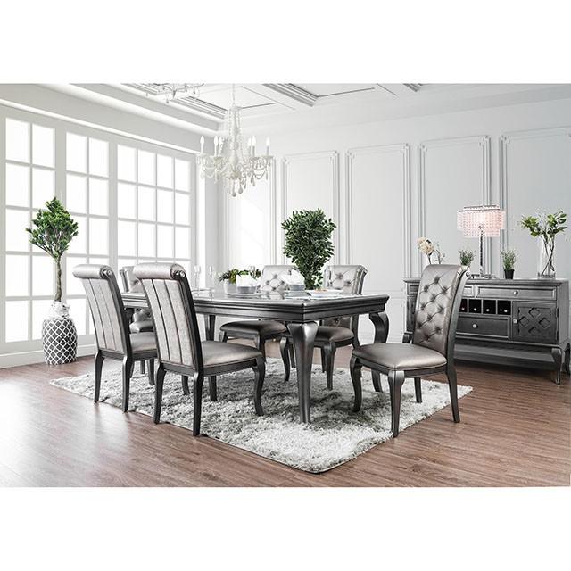 Amina Gray Dining Table - Jax Mattress (Jacksonville, FL)