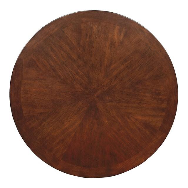 Carlisle Brown Cherry Round Dining Table