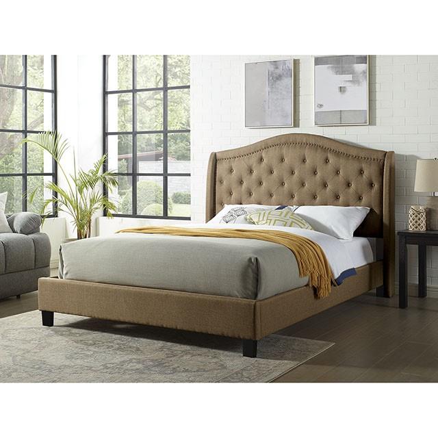 Carly Cal.King, E.King, Full, & Queen Bed Grey & Brown - Jax Mattress (Jacksonville, FL)