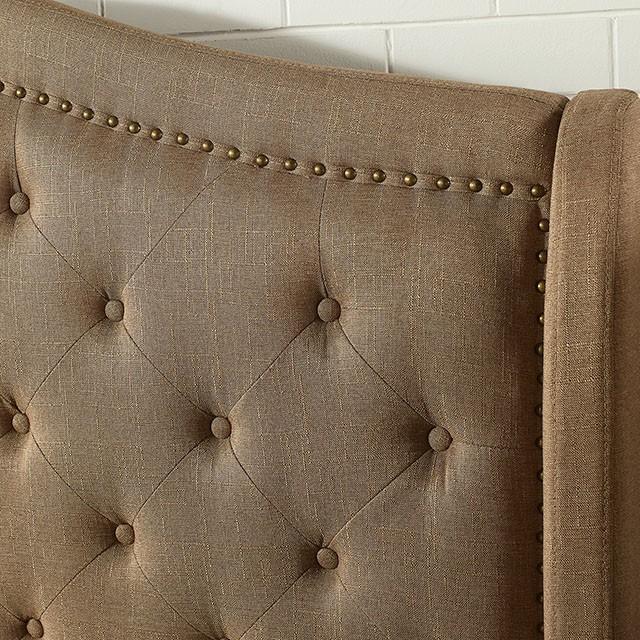 Carly Cal.King, E.King, Full, & Queen Bed Grey & Brown - Jax Mattress (Jacksonville, FL)