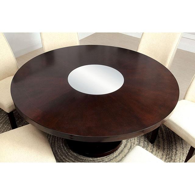 Cimma Espresso Round Dining Table - Jax Mattress (Jacksonville, FL)