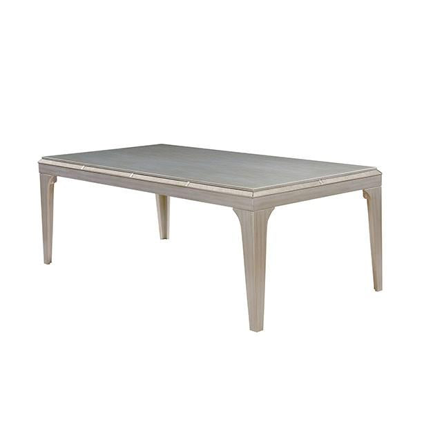 DIOCLES Silver/Gray Dining Table - Jax Mattress (Jacksonville, FL)