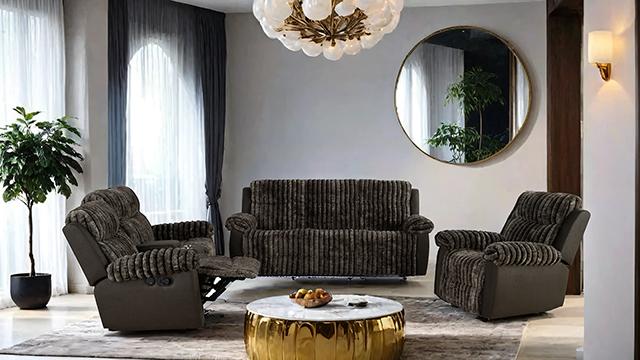 Dionysus Manual Reclining Loveseat Brown - Jax Mattress (Jacksonville, FL)