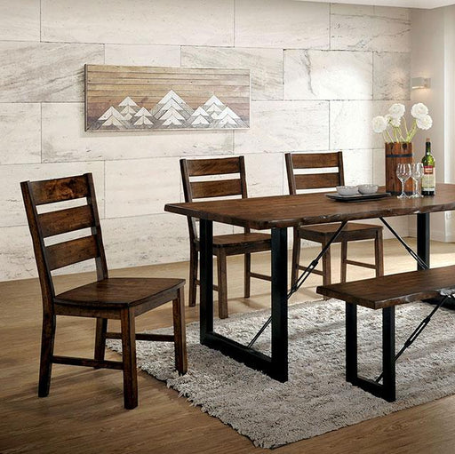 Dulce Dining Table Set Bench - Jax Mattress (Jacksonville, FL)