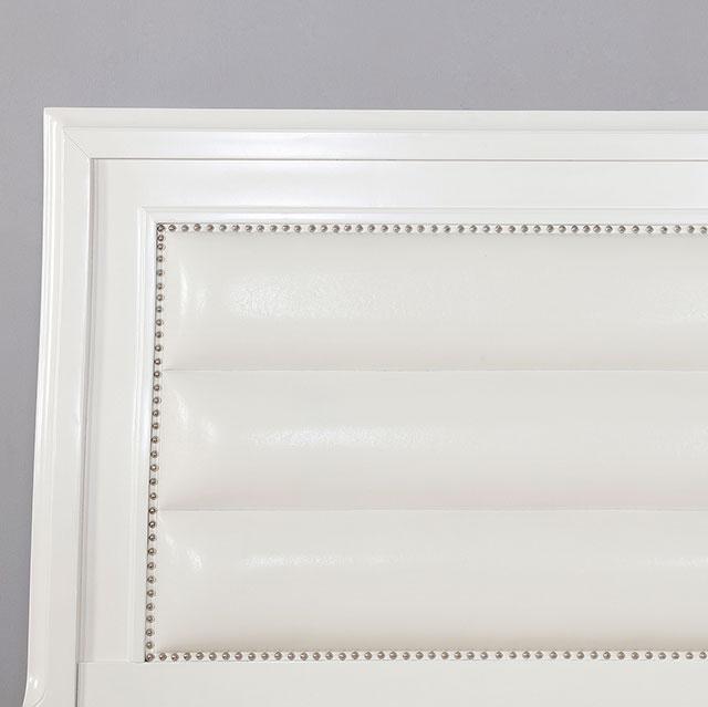 Golva E.King & Queen Bed White & Silver - Jax Mattress (Jacksonville, FL)