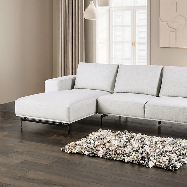 Baerum Sectional, Left & Right Chaise Beige & Gray - Jax Mattress (Jacksonville, FL)