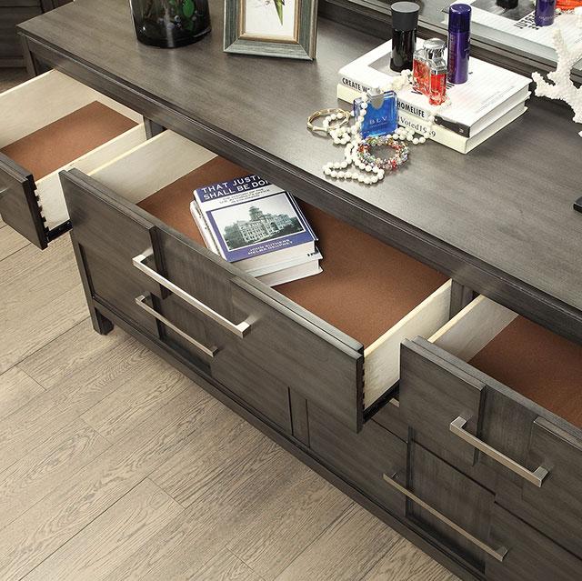 Berenice Gray Chest - Jax Mattress (Jacksonville, FL)