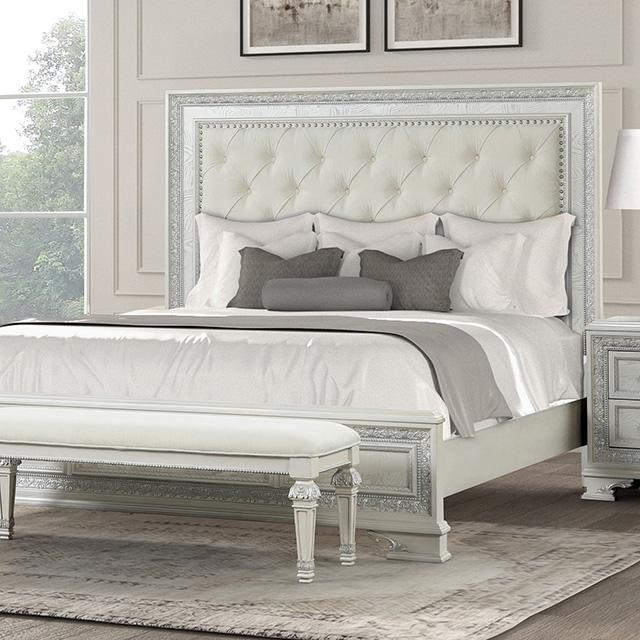 Stella Mia E.King & Queen Bed White & White - Jax Mattress (Jacksonville, FL)