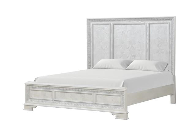 Stella Mia E.King & Queen Bed White & White - Jax Mattress (Jacksonville, FL)