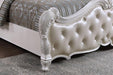 Ventresca 4 & 5 Piece Queen Bedroom Set White & Chrome - Jax Mattress (Jacksonville, FL)
