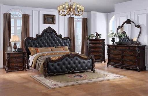 Ventresca 4 & 5 Piece Queen Bedroom Set White & Chrome - Jax Mattress (Jacksonville, FL)