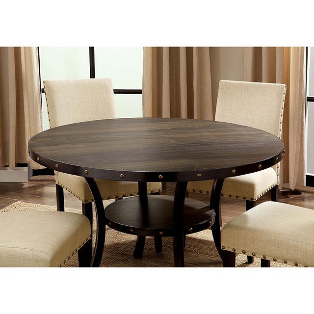 Kaitlin Light Walnut Round Dining Table