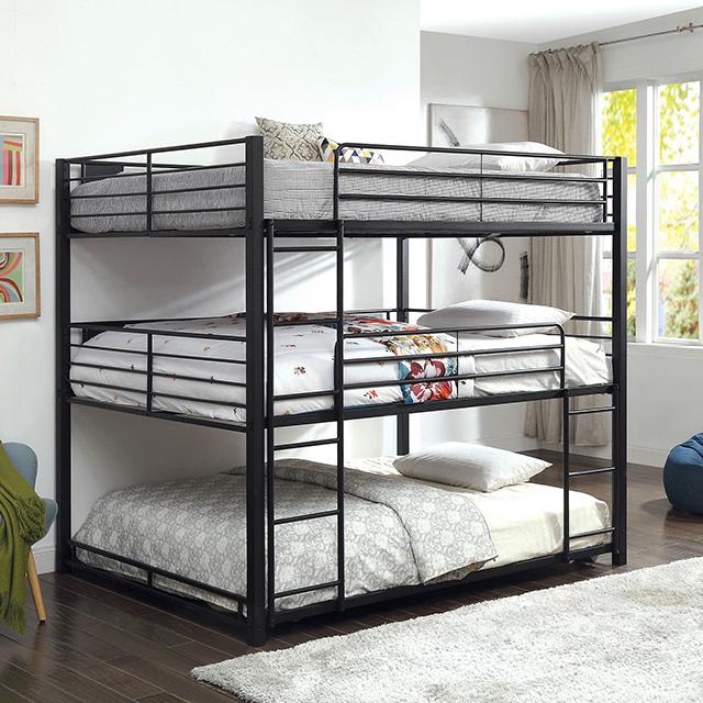 Olga I Antique Black Full/Full Bunk Bed - Jax Mattress (Jacksonville, FL)