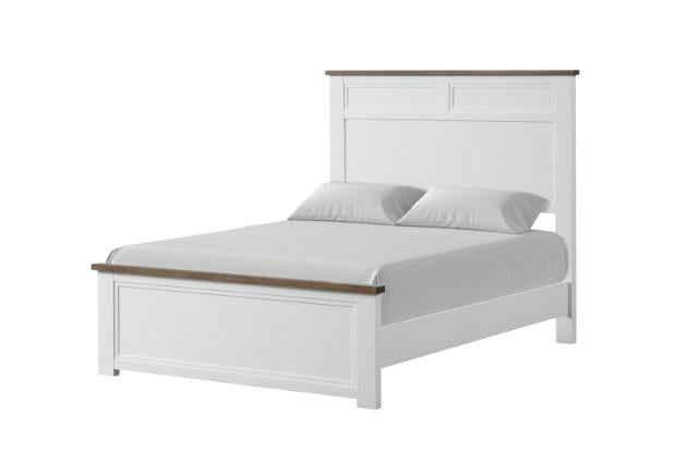 Pinetop Twin & Full Bed White & Blue - Jax Mattress (Jacksonville, FL)