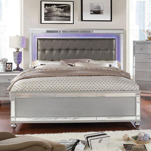 Brachium Queen Bedroom Set Silver - Jax Mattress (Jacksonville, FL)