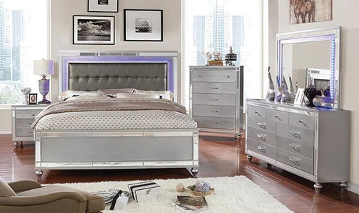 Brachium Queen Bedroom Set Silver - Jax Mattress (Jacksonville, FL)