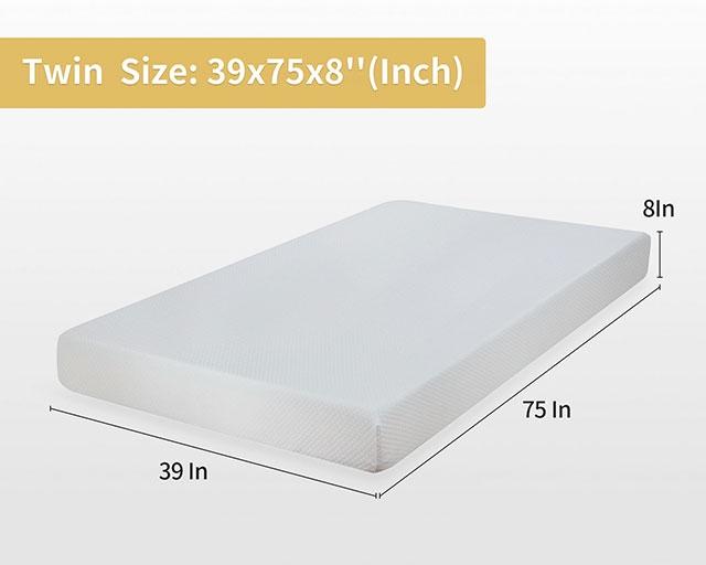 Artemisia 8" Cal. King, E.King, Full, & Queen Memory Foam Mattress - Jax Mattress (Jacksonville, FL)