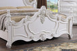Francione E.King & Queen Bed White & Chrome - Jax Mattress (Jacksonville, FL)
