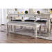 Georgia 6 Pc Dining Table Set with Bench - Jax Mattress (Jacksonville, FL)
