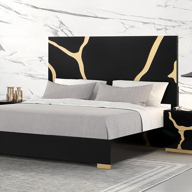 Goldsberg E.King & Queen Bed Grey & Pink - Jax Mattress (Jacksonville, FL)