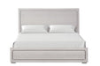 Crowthorne E.King & Queen Bed Grey & White - Jax Mattress (Jacksonville, FL)