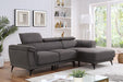 NAPANEE Sectional, Dark Gray - Jax Mattress (Jacksonville, FL)
